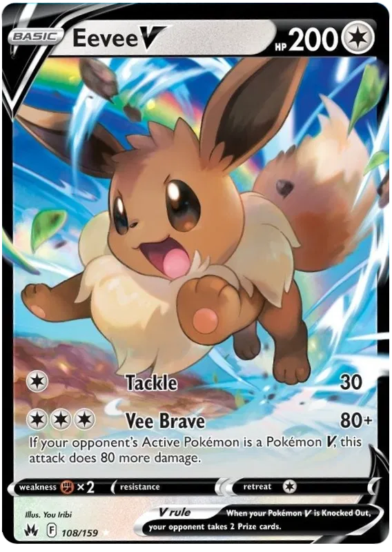 Eevee V - 108/159 - Scroll and Circuit Games